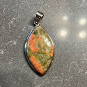 Unakite pendant